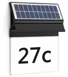 Philips LED Solar-Hausnummernleuchte Enkara Schwarz/Wei&szlig; IP44