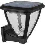 Philips LED Solar Wandleuchte Vapora Schwarz/Transparent 1,5W IP44