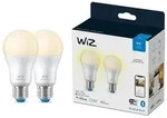 2er Pack WIZ E27 Smarte LED Lampe 2700K warmwei&szlig; dimmbar 8W wie 60W WLAN