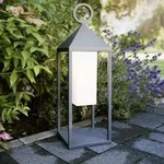 Sigor Akku-Tischleuchte NUPHARE eckig anthrazit dimmbar 47cm IP54