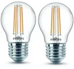 2er-Pack E27 PHILIPS LED Tropfenlampe 4.3W wie 40W warmes Licht Filamentlampe
