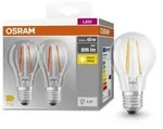 DOPPELPACK sparsames Osram E27 LED BASE Filament Leuchtmittel Warmwei&szlig;es Licht