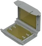 WAGO 207-1373 Gelbox Durchgangs Verbindung Serie 221 Gr&ouml;&szlig;e 2 grau