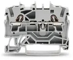 WAGO 2002-1201 Durchgangsklemme 2,5 mm2 Push-in CAGE CLAMP grau