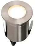Edelstahl LED Bodeneinbau Strahler rund IP65 2W 3000K EVN