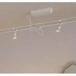 Paulmann LED-Seilsystem Salt 5-flammig GU5,3 Wei&szlig; matt Chrom12V Decken- und