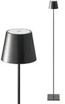 Sigor Akku-Stehleuchte NUINDIE rund schwarz In&Out 120cm dimmbar IP54 In- & Outdoor