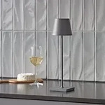 Sigor Akku-Tischleuchte Nuindie 2.0 380mm graphitgrau 2,2W FlexMood 2200K/2700K IP54