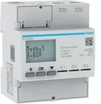 Hager Energiez&auml;hler 1ph,direkt 3x 80A, AGARDIO