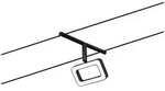 Paulmann 94486 Strahler f&uuml;r Seilsystem Frame mattes Schwarz DC warmwei&szlig;e LED