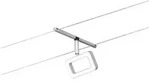 Paulmann 94482 Strahler f&uuml;r Seilsystem Frame matt Chrom DC warmwei&szlig;