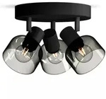 Philips 3er Sleet Deckenstrahler in Schwarz IP20 - E14 Fassung - aus Glas und Metall