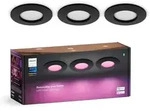 3er-Pack Philips Hue Slim Einbauleuchte, 90 mm, Wei&szlig; & Farbiges Licht, Bluetooth