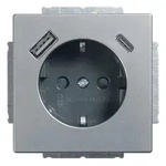 Busch-Jaeger 20 EUCB2USBAC-866 SCHUKO&reg;-/USB-A+C Steckdose