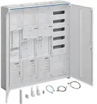 Hager Komplettschrank, univers Z, 2ZP, 1 SG, BKE-I, APZ, VT5, H=1100 mm, 4-feldi