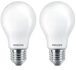 2er Pack PHILIPS E27 LED Lampe Milchglas 8,5W wie 75W warmwei&szlig;es Licht