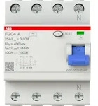 ABB F204 A-25/0.03-L FI-Schutzschalter 4P, Typ A, 25A, 30mA, N links
