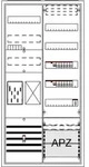 ABB STRIEBEL & JOHN BA27CBW Komplettschrank, Aufputz, BKE-I, A27 1Z1R1V5A2,
