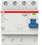 ABB FX204 A-25/0.03 Fehlerstrom-Schutzschalter 4P, Typ A, 25 A, 30 mA FlexLine