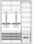 ABB STRIEBEL & JOHN DA37BG Komplettschrank, Aufputz, Dreipunkt, A37 2Z1V5A2