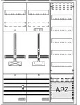ABB STRIEBEL & JOHN DA37GC Komplettschrank, Aufputz, Dreipunkt, A37 1Z1S1V5A2