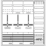 ABB STRIEBEL & JOHN DA47GH Komplettschrank, Aufputz, Dreipunkt, A47 2Z1S1V5A2