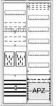 ABB STRIEBEL & JOHN BA27FM Komplettschrank, Aufputz, BKE-I, A27 2Z1V5A2,...