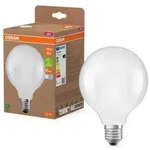 OSRAM E27 STAR Globe 95 besonders effiziente LED Kugellampe Frosted 5W wie 75W...