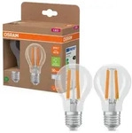 2er Set OSRAM E27 besonders effiziente LED Lampe 3,8W wie 60W 4000K...