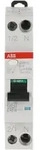 ABB DS301C C10 A30 FI/LS-Schalter 6kA, 1P+N, Typ A, C10, 30mA 1 Teilungseinheit