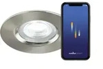Nordlux moderne Don Smart Colour Downlight Nickel dimmbar Wei&szlig;/ Bunt Schutz gegen