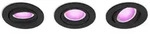 Philips Hue White & Color Ambiance Centura Einbauspot 3er Set schwenkbar in Schwarz