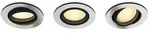 Philips Hue White Ambiance Einbauspot 3er Set schwenkbar in Aluminium IP20