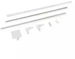 Lucide TRACK Starter-Set Schienensystem 1-Phase 2m Wei&szlig; ohne Leuchten/ Leuchtmittel
