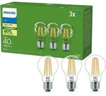 3er Set Philips LEDclassic Ultra Efficient A60 E27 2,3W wie 60W 806lm 2700K Klar &ndash;