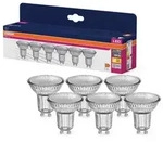 6er-PACK OSRAM GU10 LED Strahler VALUE PAR16 4.3W wie 50W 36&deg; 2700K warmwei&szlig;es