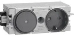 Hager Steckdose+Schalter Wago C-Profil gs