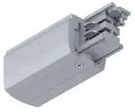 Paulmann 91359 ProRail3 Einspeiser Ende links Silber Metall Kunststoff 3-Phasen