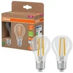 2er Set Osram E27 LED Lampe CLASSIC besonders effizient 2,2W wie 40W 4000 K