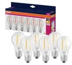 6er-Pack Osram E27 LED Filament Lampen in Gl&uuml;hlampenform Value Classic 6,5W wie 60W