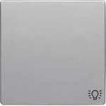 Berker 16206044 Wippe mit Aufdr Symbol Licht Q.x alu