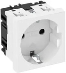 OBO Bettermann 6120008 STD-D0 RW1 Steckdose 0&deg; 1fach Schutzkontakt reinwei&szlig;...