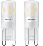 2er PACK PHILIPS LED G9 StiftsockellampeN 1,9 Watt wie 25 Watt warmwei&szlig;es Licht