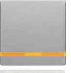 Berker 16216084 Wippe m 2 Linsen Q.x alu samt lack