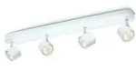 Philips myLiving LED Deckenstrahler Star 4-flammig in wei&szlig; mit schwenkbaren Lampen