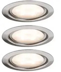 Paulmann 93553 M&ouml;bel Einbauleuchte Set LED 3x4.5W /350mA 65mm Eisen