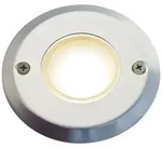 EVN LED Wand Einbaustrahler mit warmwei&szlig;em Licht Alu IP65 1W 3000K Einbau&Oslash;52