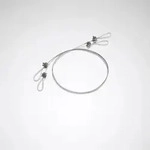 TRILUX 6923200 Stahlband-Aufh&auml;ngung ZBSB 1,0 m rostfrei (1 Paar)