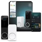 Philips Hue Secure kabelgebundene Video-T&uuml;rklingel mit Bewegungserkennung + Chime