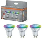 3er Pack OSRAM SMART+ Matter LED Spot GU10 WiFi 4,7W 45&deg; RGBW Farbwechsel dimmbar -